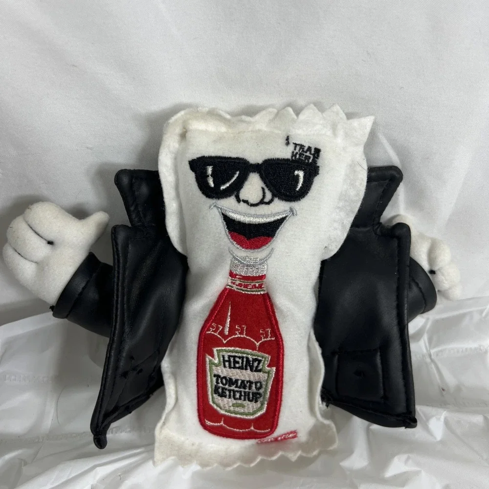 Heinz Ketchup Collectable Leader Of The Packets Cool‎ Leather Jacket Plush